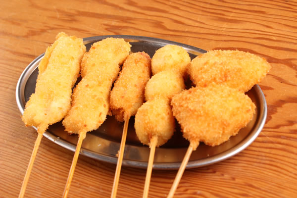 焼とりてっぱんの「串揚げ」は安くて旨い！のイメージ